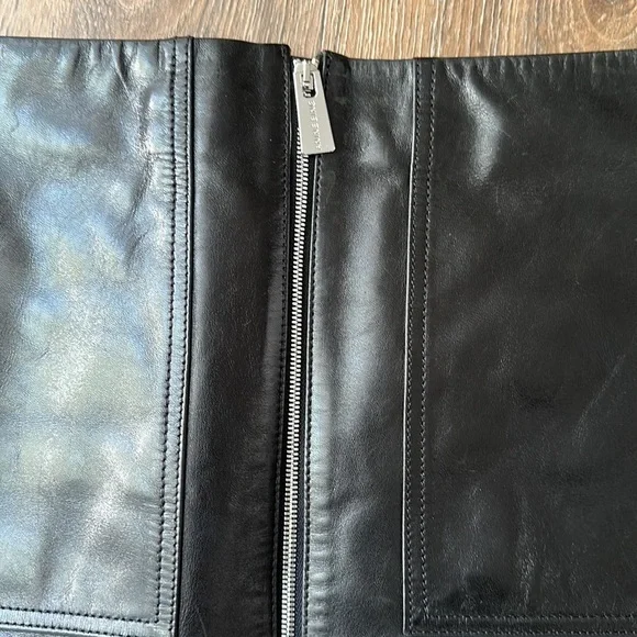 Anine Bing Lamb Leather Skirt XS - Picture 7 of 9